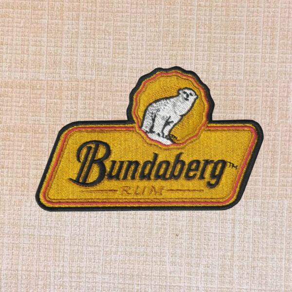 Bundaberg Rum Logo Embroidered Iron On Patch
