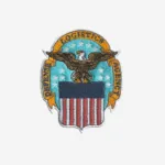 Defense Logistics Agency Logo Embroidered Iron-On Patch – Military Logistics Badge for Jackets, Hats, and Uniforms