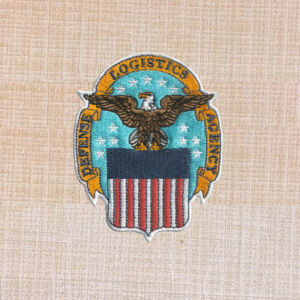 Defense Logistics Agency Logo Embroidered Iron On Patch