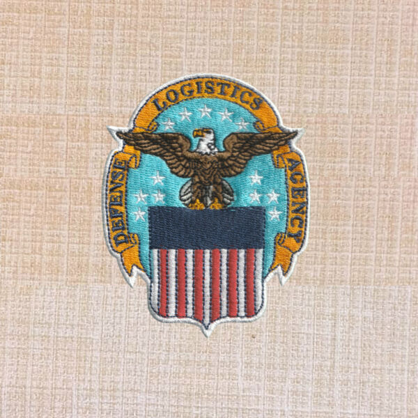 Defense Logistics Agency Logo Embroidered Iron On Patch