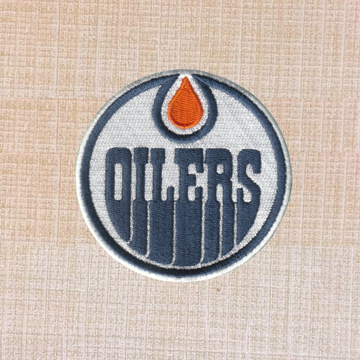 Edmonton Oilers Logo Embroidered Iron On Patch - Patchcrafts.com