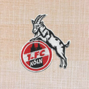 FC Cologne embroidered iron on patch – German football club logo