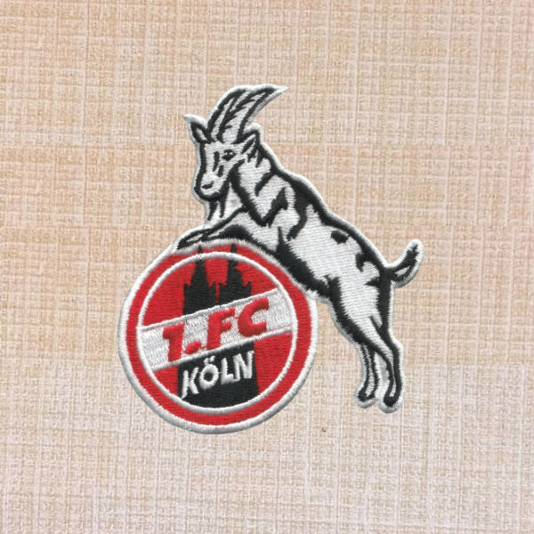 FC Cologne embroidered iron on patch – German football club logo