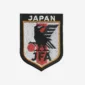 Japan National Football Team embroidered iron-on patch for fan gear and apparel.