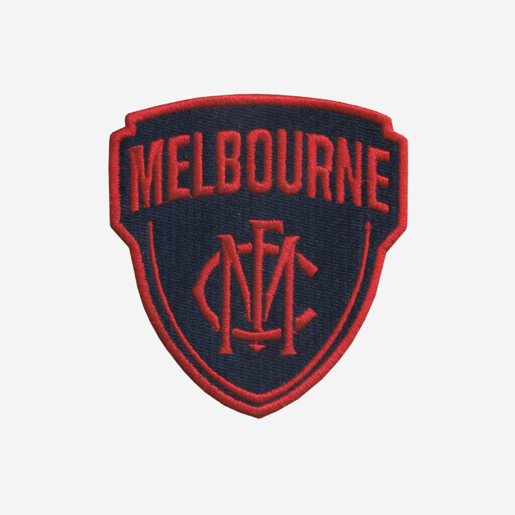 Melbourne Football Club Logo Embroidered Iron On Patch - Patchcrafts.com