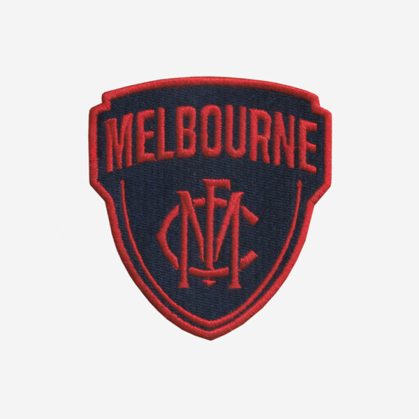Melbourne Football Club Embroidered Iron On Patch | AFL Team Logo