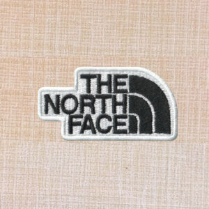 North Face Logo Embroidered Iron On Patch