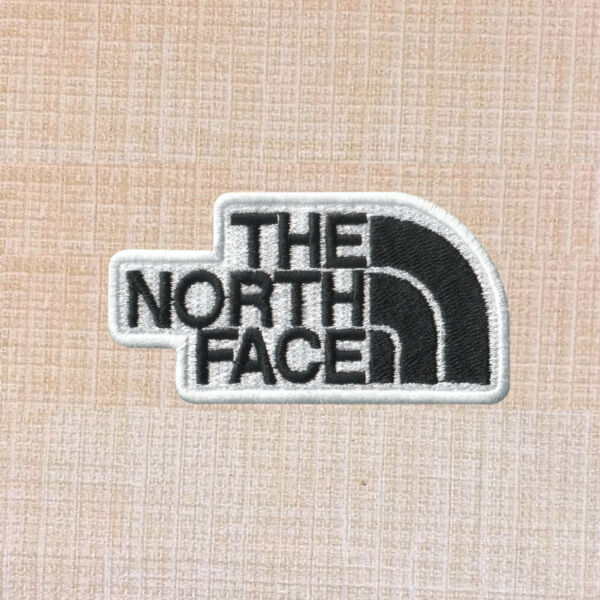 North Face Logo Embroidered Iron On Patch