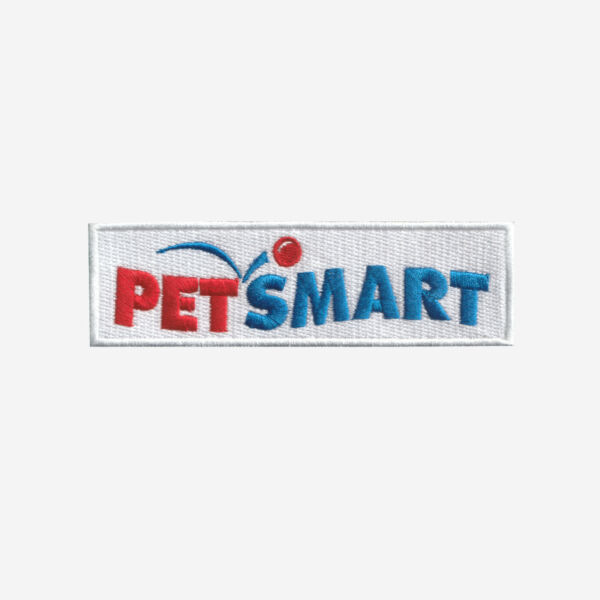 PetSmart embroidered iron-on logo patch for uniforms or bags