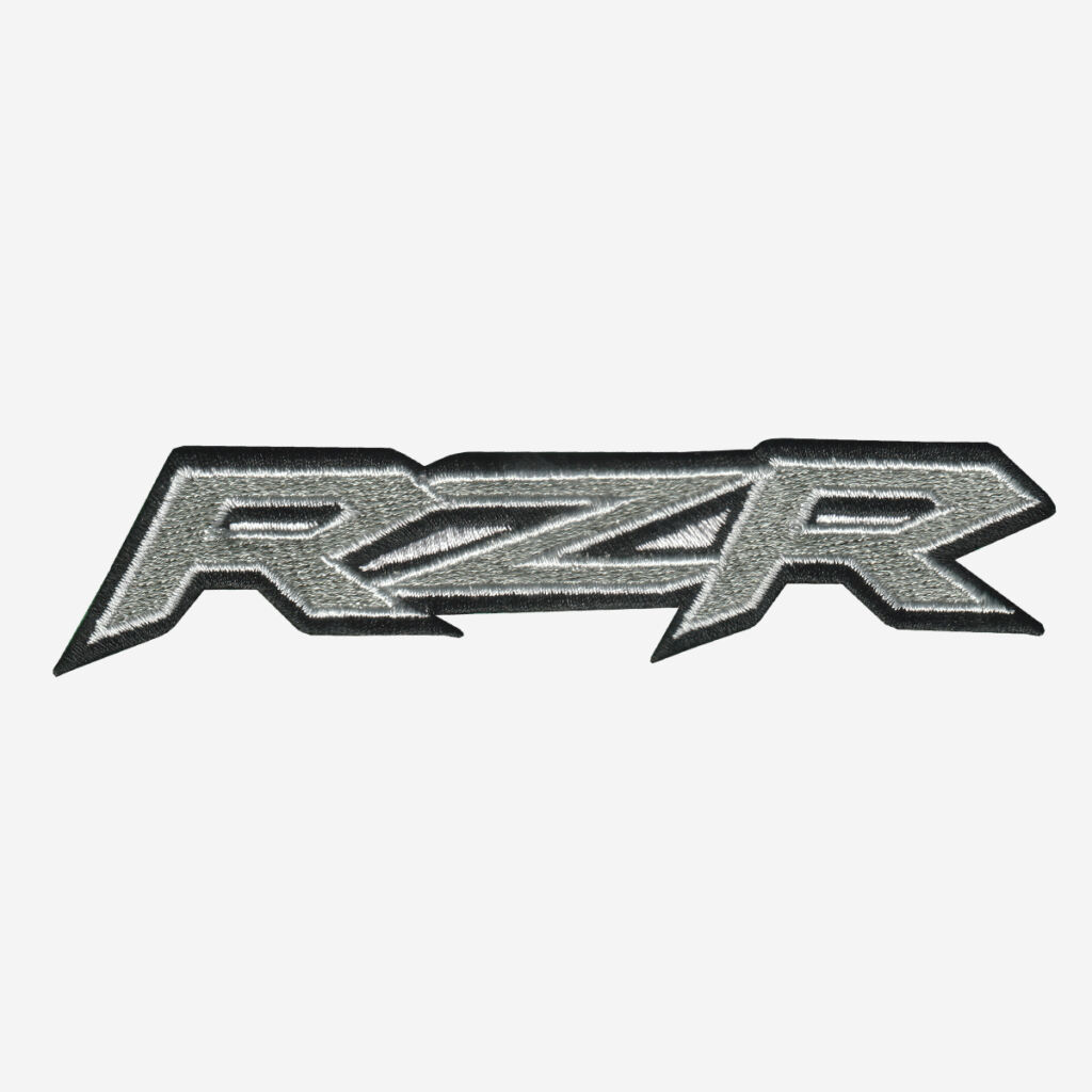 Polaris RZR Logo Embroidered Iron On Patch - Patchcrafts.com