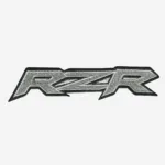Polaris RZR Logo Embroidered Iron-On Patch – Off-Road Adventure Badge for Jackets and Gear