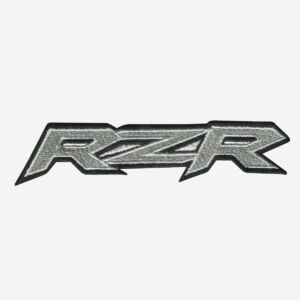 Polaris RZR Logo Embroidered Iron-On Patch – Off-Road Adventure Badge for Jackets and Gear
