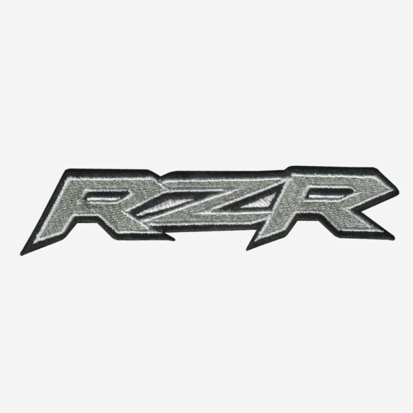 Polaris RZR Logo Embroidered Iron On Patch Polaris RZR Logo Embroidered Iron-On Patch – Off-Road Adventure Badge for Jackets and Gear