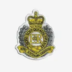 Royal Australian Engineers Logo Embroidered Iron-On Patch – Military Corps Badge for Jackets and Uniforms