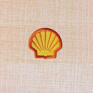 Shell Logo Embroidered Iron On Patch