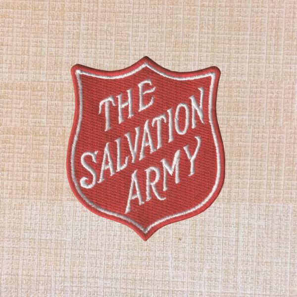 The Salvation Army Logo Embroidered Iron On Patch