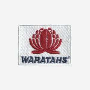 Embroidered Waratahs Rugby Team logo iron-on patch