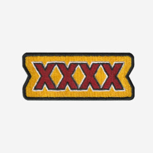 XXXX Gold Lager Logo Embroidered Iron On Patch - Image 2