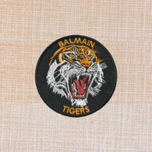 Balmain Tigers Rugby League Football Club Logo Embroidered Iron On Patch