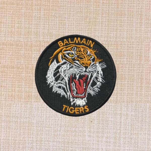 Balmain Tigers Rugby League Football Club Logo Embroidered Iron On Patch