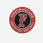Firecracker Softball Team Logo Embroidered Iron On Patch