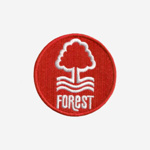 Nottingham Forest Football Club Logo Embroidered Iron-On Patch – Official Badge for Jerseys, Jackets, Hats, and Fan Apparel