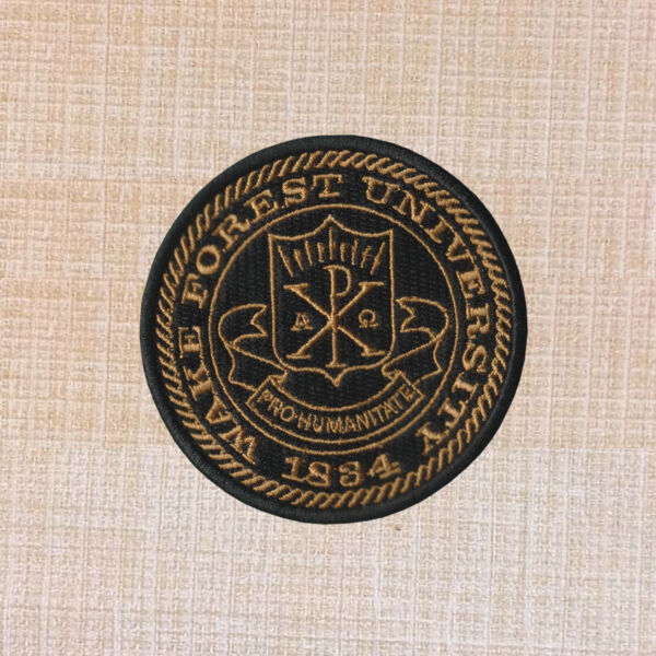 Wake Forest University Logo Embroidered Iron On Patch