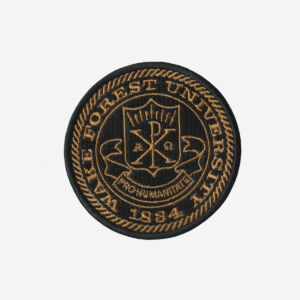 Wake Forest University Logo Embroidered Iron-On Patch – Demon Deacons Badge for Jackets, Hats, and Fan Gear
