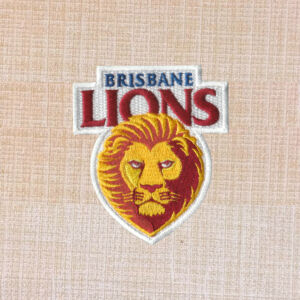 Brisbane Lions Football Club Logo Embroidered Iron On Patch