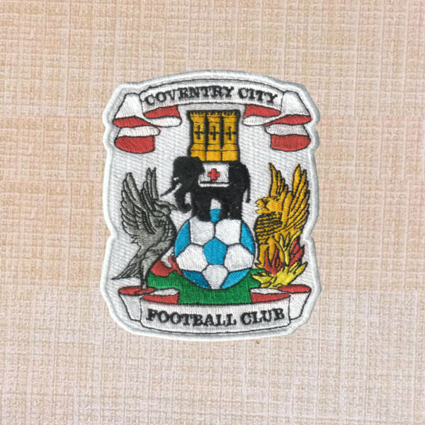 Coventry City Football Club Logo Embroidered Iron On Patch
