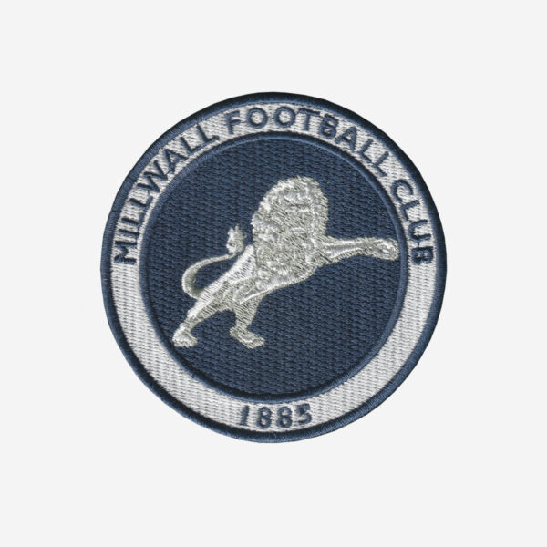Millwall Football Club Logo Embroidered Iron On Patch Millwall Football Club Logo Embroidered Iron On Patch