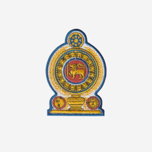 National Emblem of Sri Lanka Embroidered Iron On Patch
