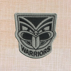New Zealand Warriors Logo Embroidered Iron On Patch