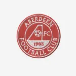 Aberdeen Football Club Logo Embroidered Iron On Patch