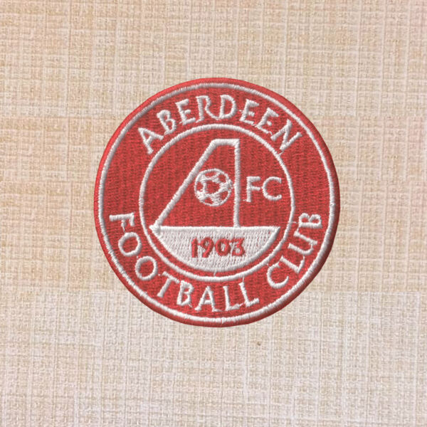 Aberdeen Football Club Logo Embroidered Iron On Patch