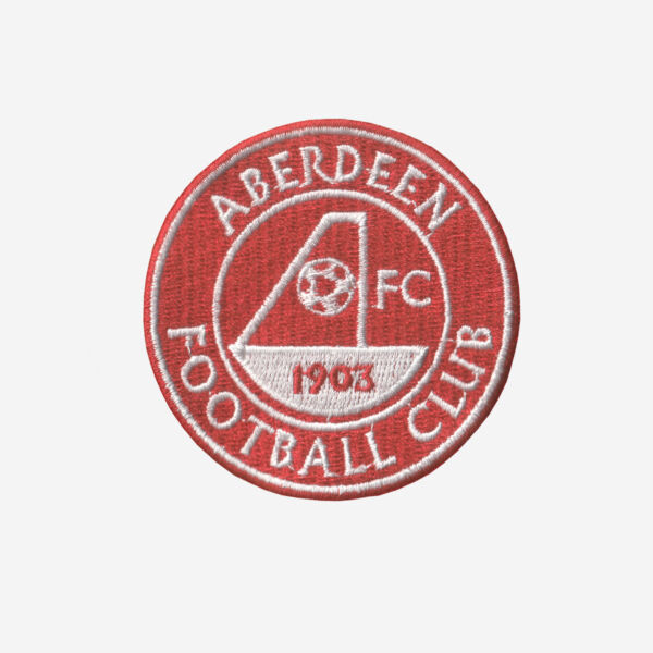 Aberdeen Football Club Logo Embroidered Iron On Patch