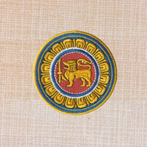 Emblem of Sri Lanka Embroidered Iron On Patch