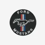 Ford Mustang Logo Embroidered Iron On Patch