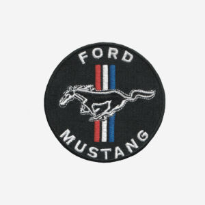 Ford Mustang Logo Embroidered Iron On Patch