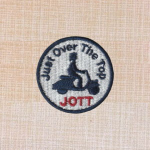 JOTT Just Over The Top Logo Embroidered Iron On Patch - 2PC - Image 2