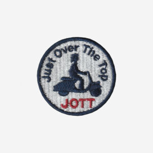 JOTT Just Over The Top Logo Embroidered Iron On Patch – 2PC