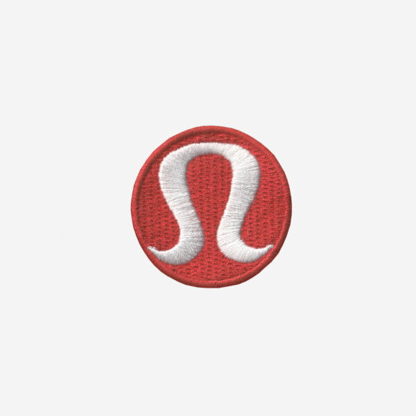 Lululemon Logo Embroidered Iron On Patch – 2PC