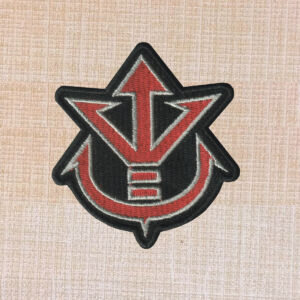 Saiyan Symbol Embroidered Iron On Patch