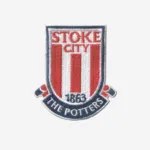 Stoke City FC Logo Embroidered Iron On Patch