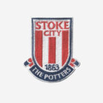 Stoke City FC Logo Embroidered Iron On Patch