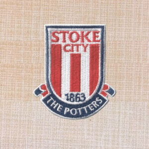 Stoke City FC Logo Embroidered Iron On Patch