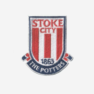 Stoke City FC Logo Embroidered Iron On Patch