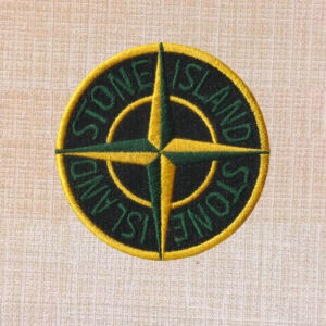 Stone Island Logo Embroidered Iron On Patch - Image 4
