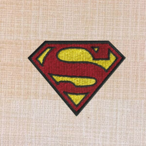 Superman Logo Embroidered Iron On Patch