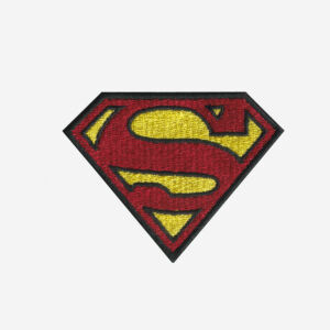 Superman Logo Embroidered Iron On Patch